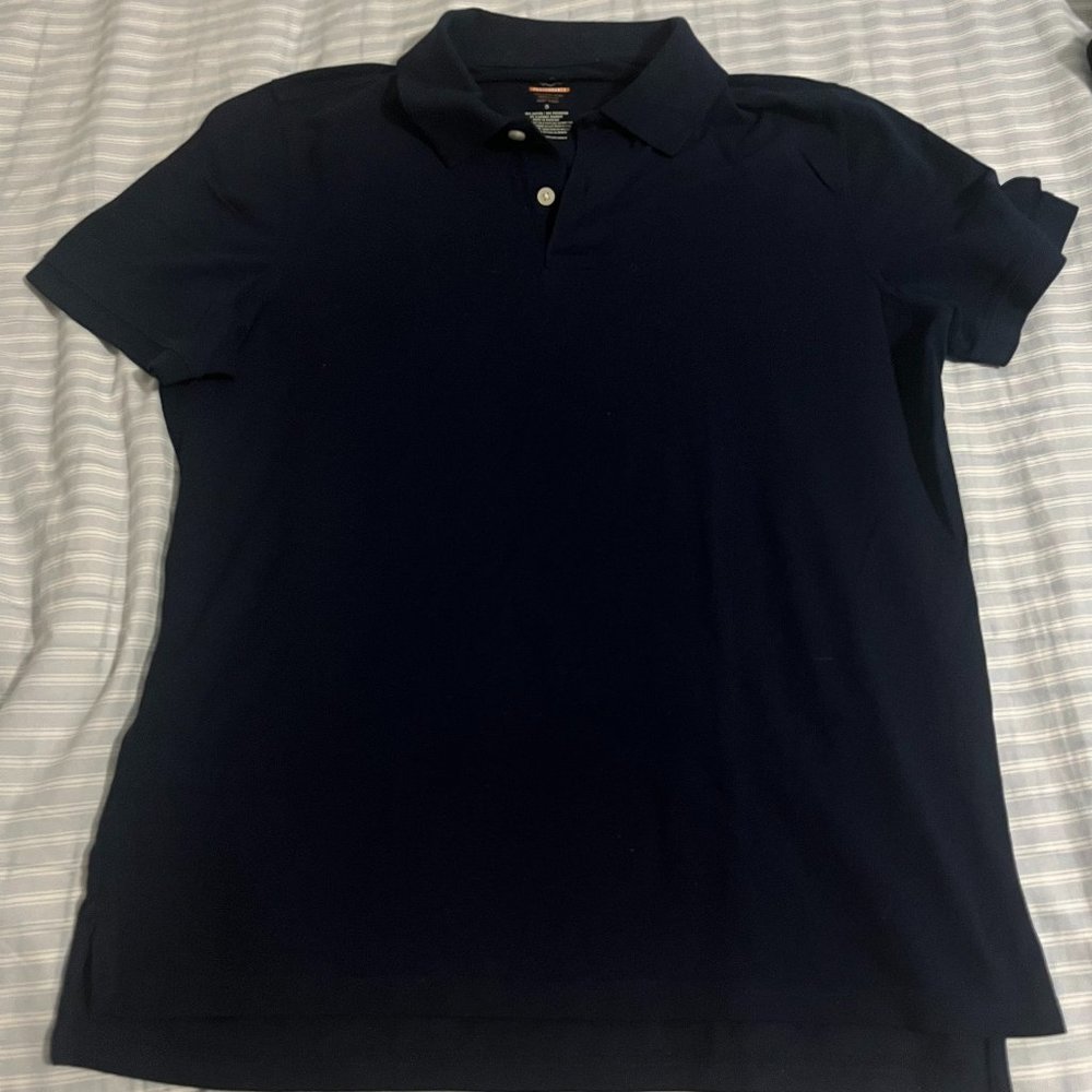 St. Johns Bay men's navy blue polo size small